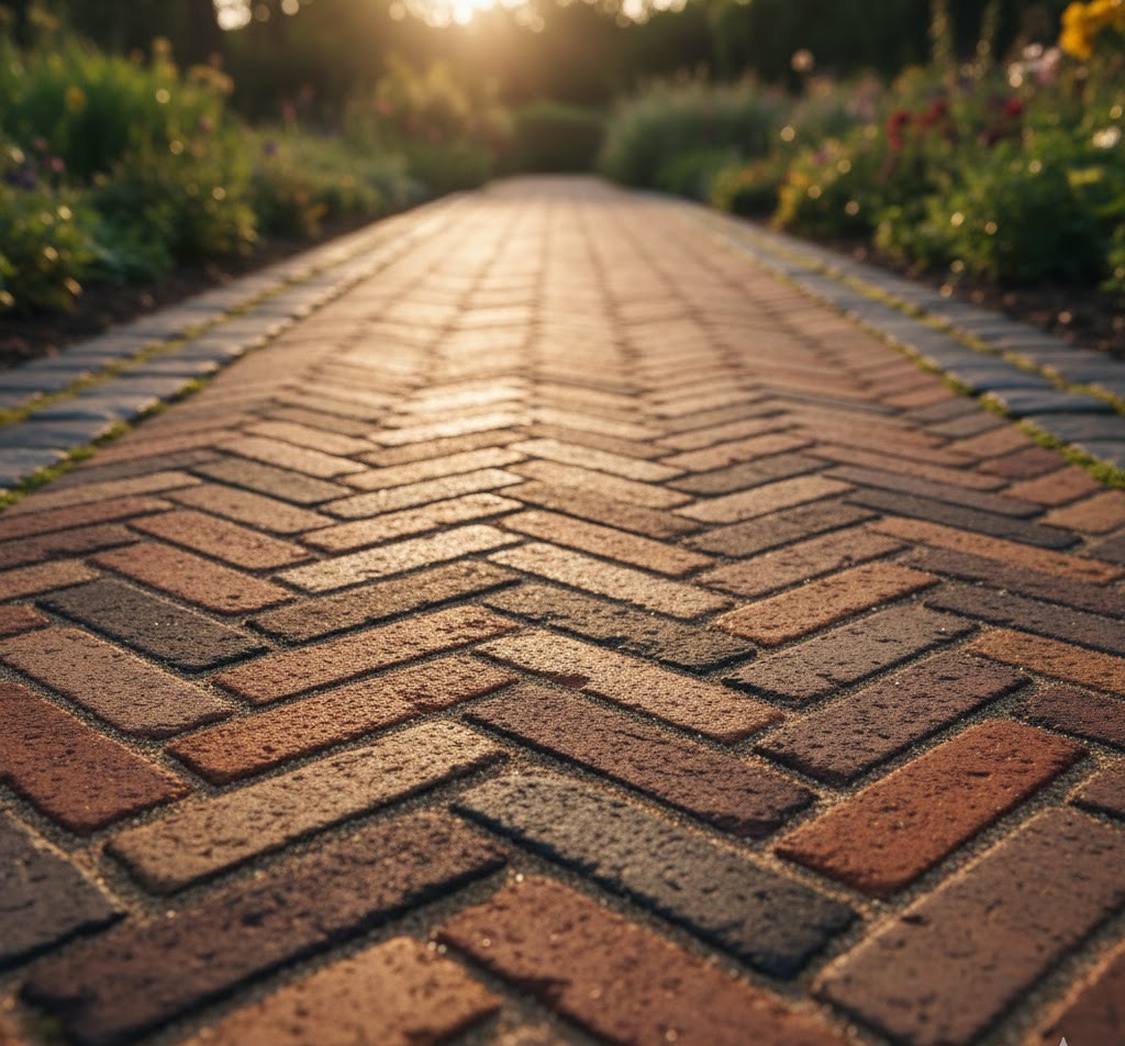 Baksteen tuinpad materiaal