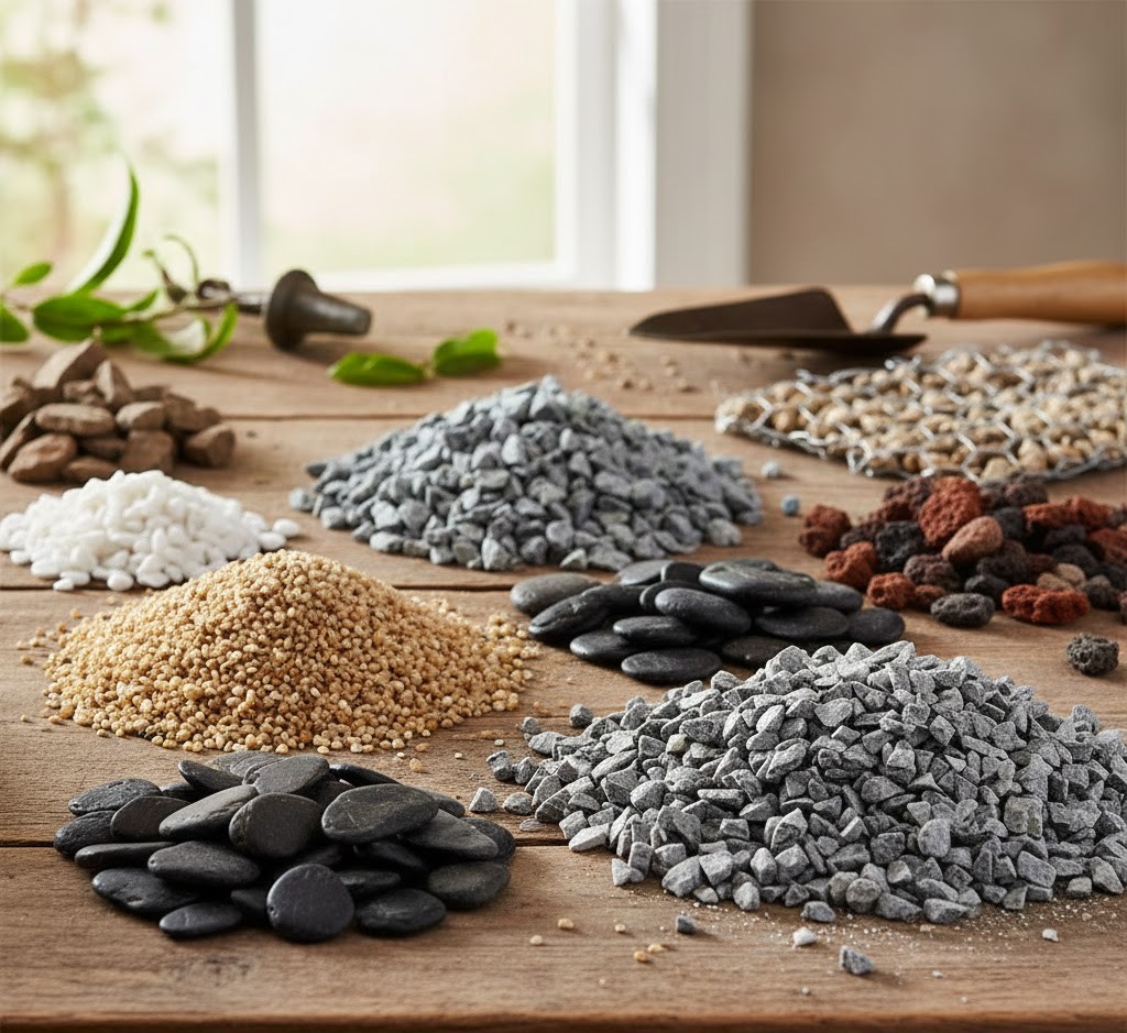 Grind tuinpad materiaal