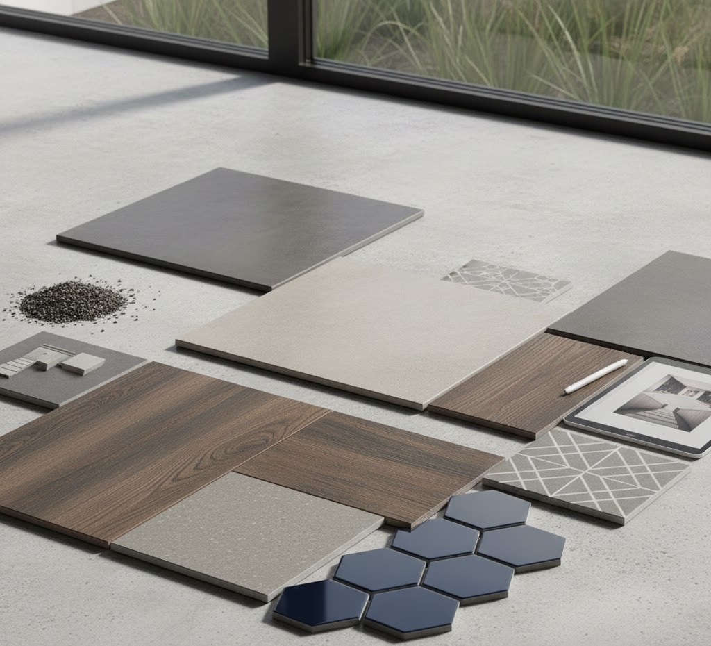 Tegels tuinpad materiaal