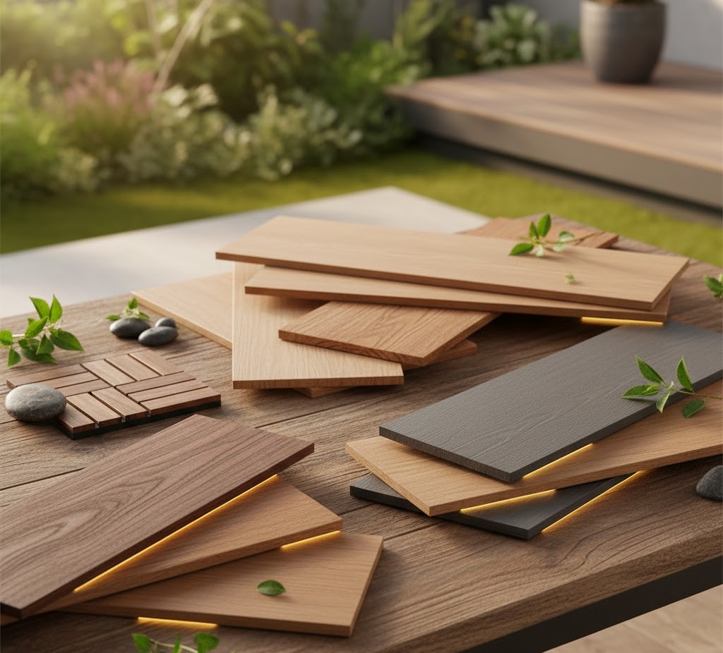 Hout tuinpad materiaal