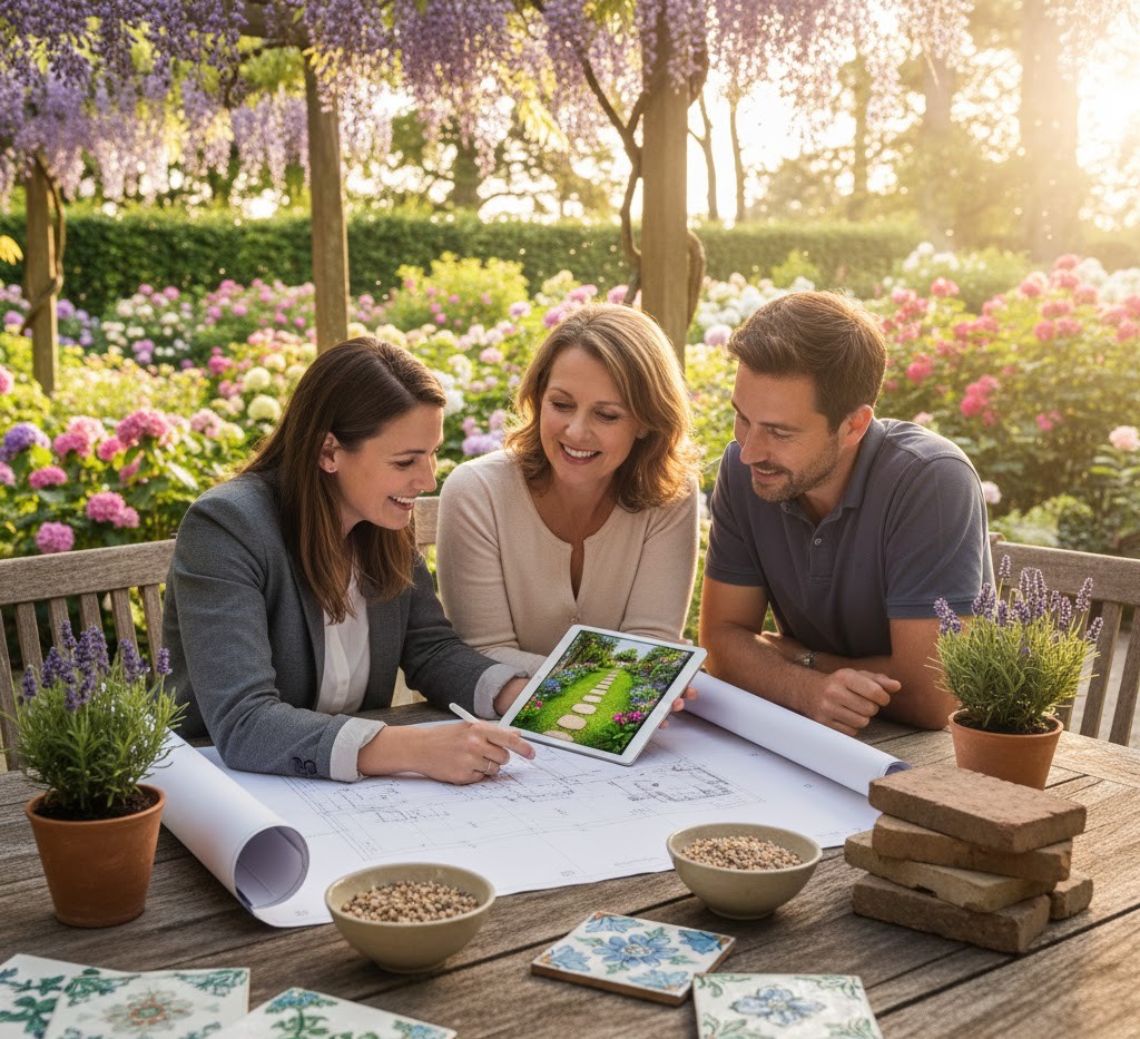 Consultatie tuinpad project